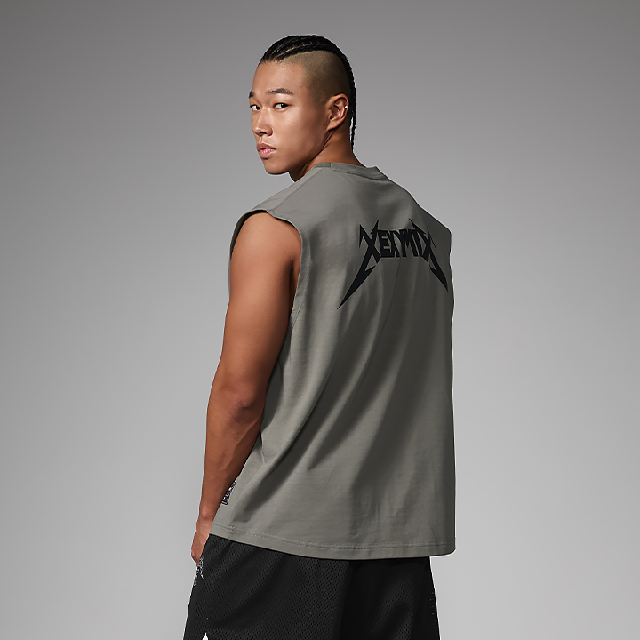 [DEXPICK] XML2TE1111 NX Men's Back Logo Loose Fit Sleeveless top