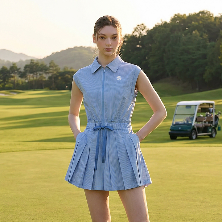 XFL2OJ1203 Magic Hole Stripe Jumpsuit top