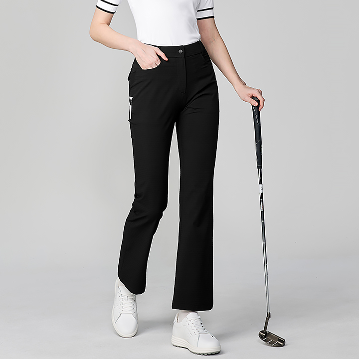 XFL1PP1202 light textured Boots cut Pants bottom