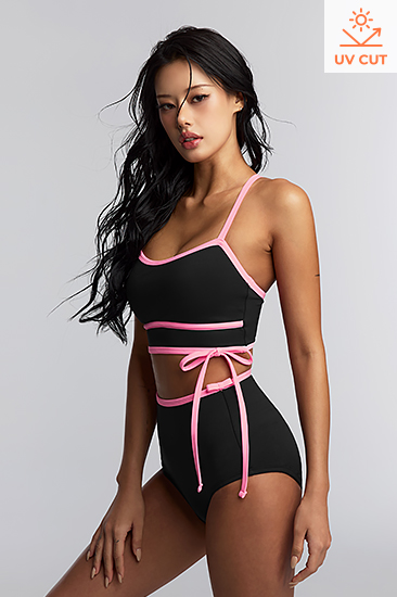 XFL2WB1403 color combination key point bowknot TOP
