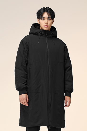 XMMPJ02H4 Stretch Light Long Padding Black Top