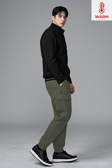 XGMPT08J3 Heat fluffy bonded jogger pants Bottom