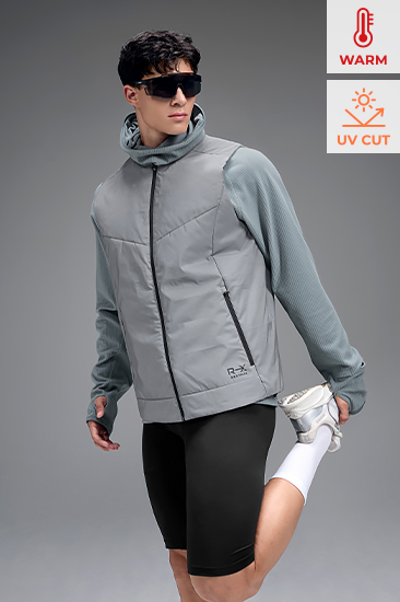 XMK3VP1001 RX Men's All-Over Reflective Padding Vest TOP