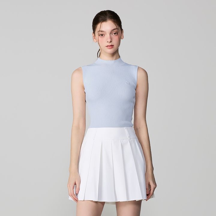 XFL2EU1201 Ribbed Knit Sleeveless Top
