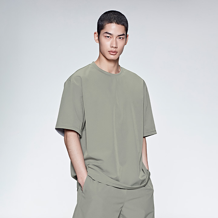 XMMST08J2 Comfort Cooling Woven Short Top