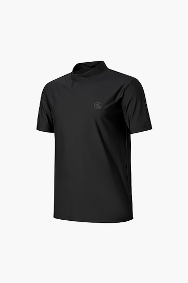 XGMST04J2 Basic Mock Neck Short Top