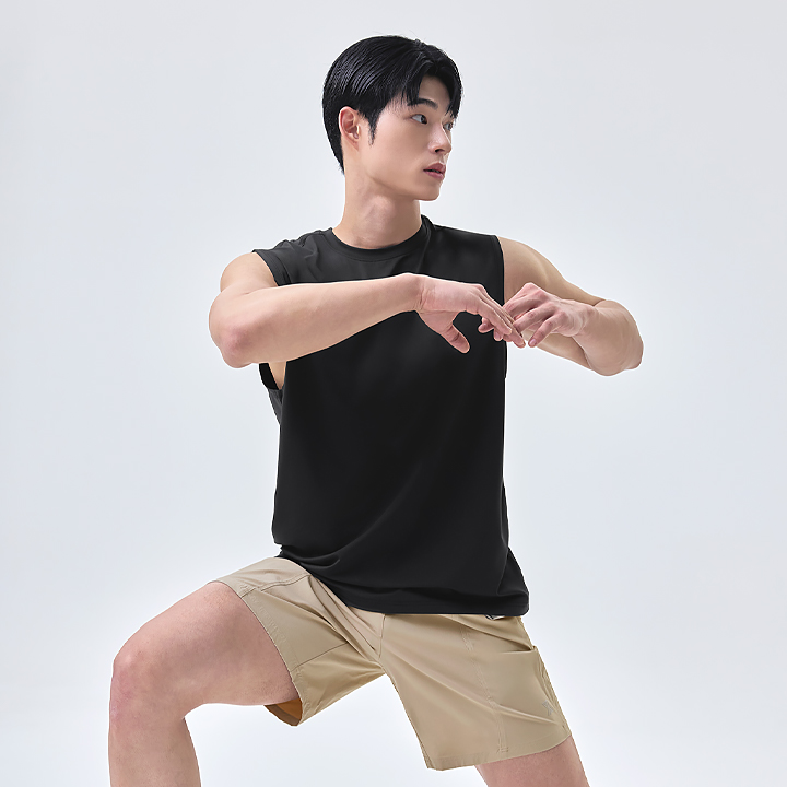 XMMSL08J2 Ice Feather Men's Sleeveless Top