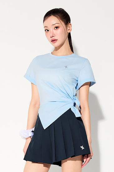 XFL2TS1109 EcoDex Side-Slit Short-Sleeve Top