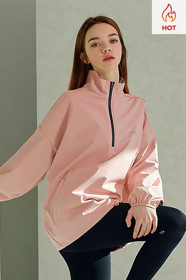 XA5360G Anorak Sweat Suit Pearl Pink Top