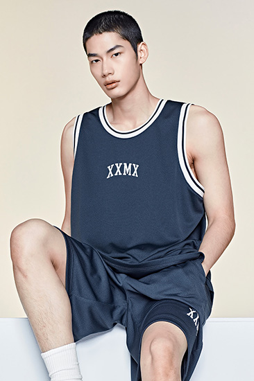 XMMSL20J2 XXMX Draw Mesh Sleeveless Top