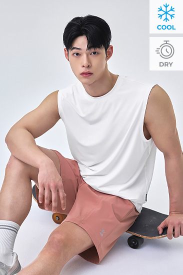 XMMSL08J2 Ice Feather Men's Sleeveless Top
