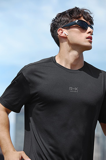 XWMST01J3 RX Air Mesh Men's Short Sleeve Top
