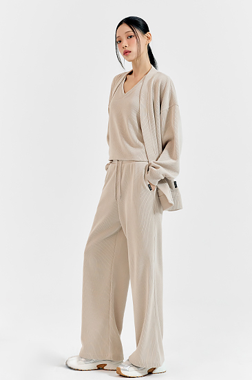 XFK3PT1107 Cozy Banding Wide Pants BOTTOM