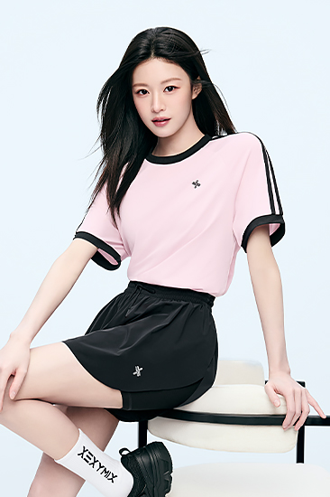 XFL1QS1103 Mesh Trackline Loose Fit Short Top