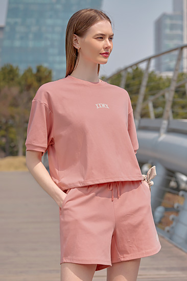 XTFST01H2 Coral Almond Top
