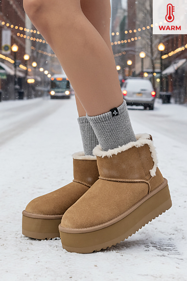 XFK4SB1805 Hug Platform Boots