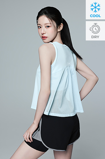 XFL2TE1012 RX Coollite Backmesh Sleeveless Top