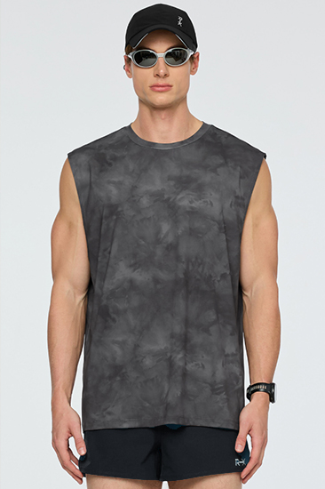 XML2TE1010 RX Men's Ice Feather Tie-Dye Sleeveless Top