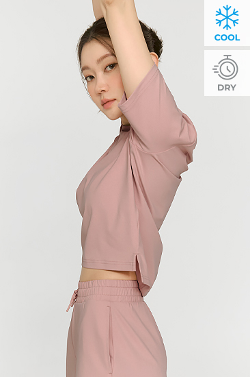 XFK2TS1104 Daily Feather Life Basic Short TOP