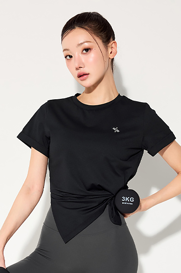 XFL2TS1109 EcoDex Side-Slit Short-Sleeve Top
