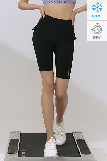XFK2LS1501 Black Label Signature 360N Out Pocket Leggings 4.5 BOTTOM