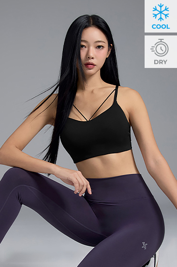 XFK3BR1522 Black Label Signature Power Rise string Top TOP