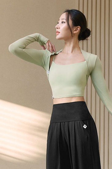 XWFLT06H3 Fog Green Top
