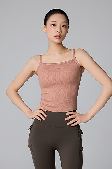 XTFBR01H2 Ribbed Tension In-Pad Sleeveless Top