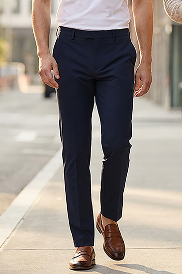 XMMSS02J1 Magic Banding Men's Twill Slacks 9.1&9.6 Bottom