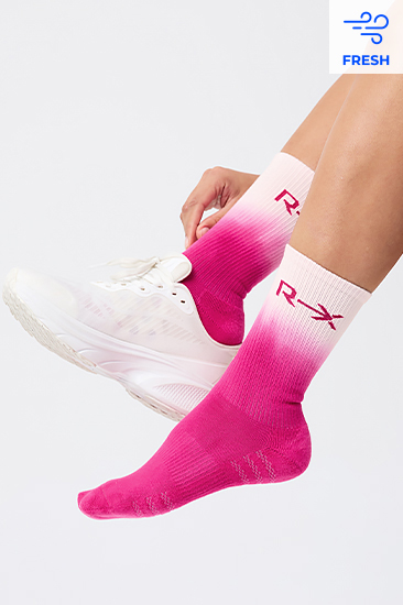 XUL3AM1607 RX Daily Run Cushioning Crew Socks ETC