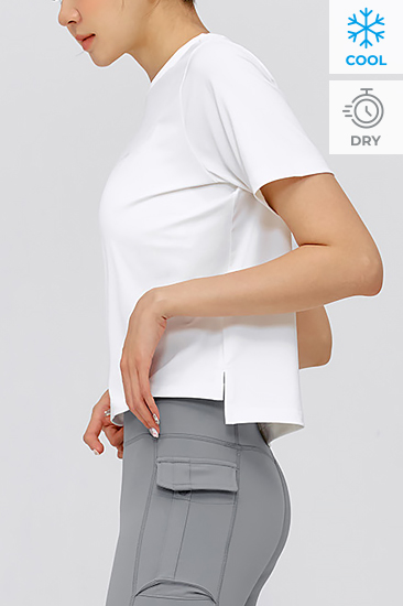 XFK2TS1104 Daily Feather Life Basic Short TOP