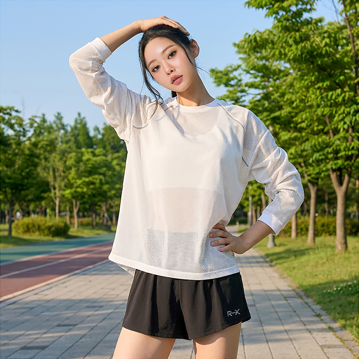 XFL3TL1007 RX Mesh Free Run Long TOP