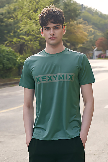 XT0105T Gray mint Top