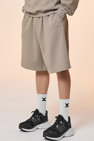 XMMSH02J2 small letter sweatshirt Bermuda Shorts BOTTOM