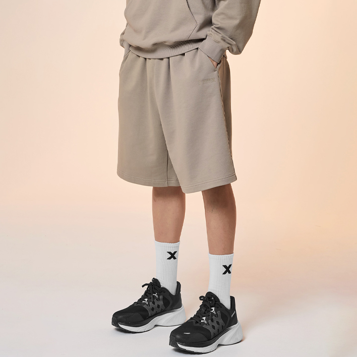 XMMSH02J2 small letter sweatshirt Bermuda Shorts BOTTOM