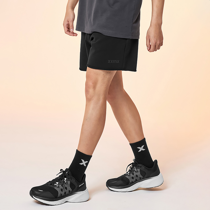 XMMSH04J2 small letter natural sweat shorts BOTTOM