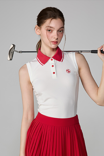 XFL2QE1204 Polo Sleeveless Top