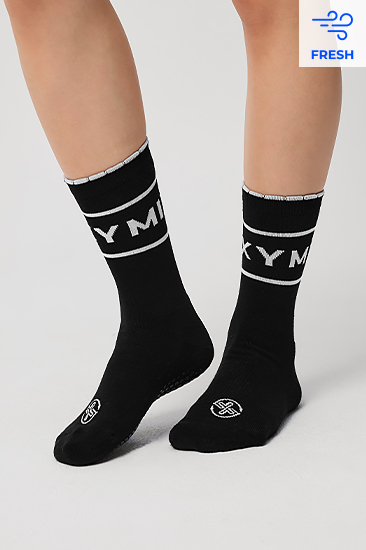 XFL3AM1701 Wave-top non-slip crew Socks