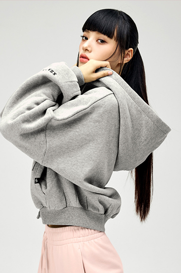 XA5127N Napping Hood Zip up TOP