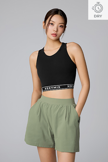 XWFBR10H2 Black Label Signature 360N logo Banding Top