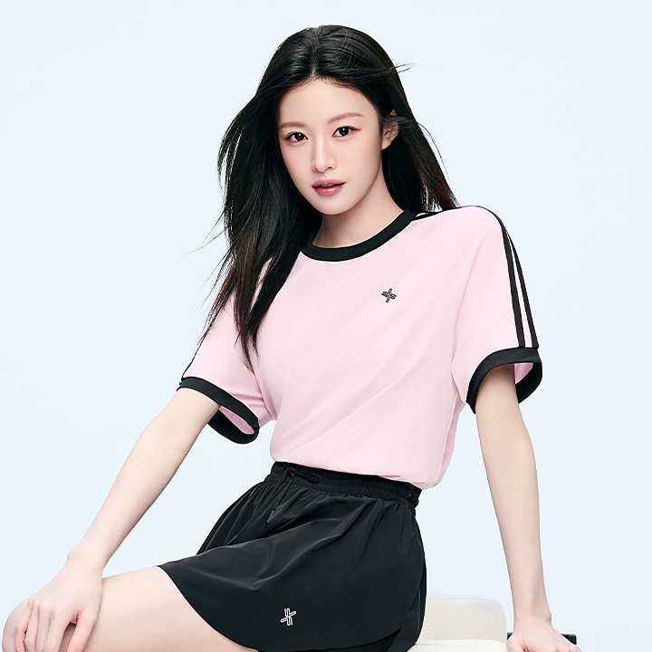 XFL1QS1103 Mesh Trackline Loose Fit Short Top