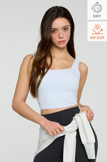 XFL2BR1503 Black Label Signature PowerRise Back Twist Crop Top