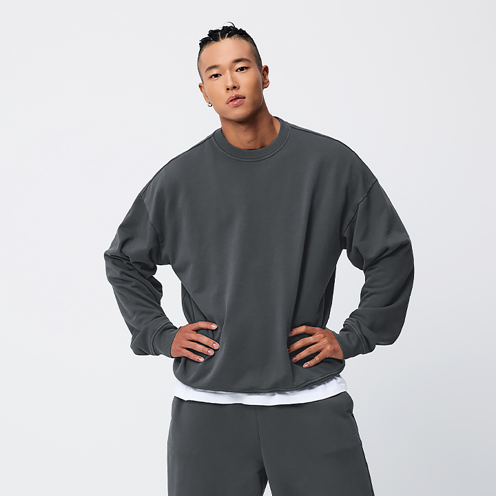 XML3TL1102 Easy Washed Sweat Man to Man TOP
