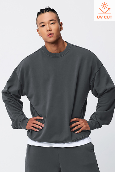 XML3TL1102 Easy Washed Sweat Man to Man TOP