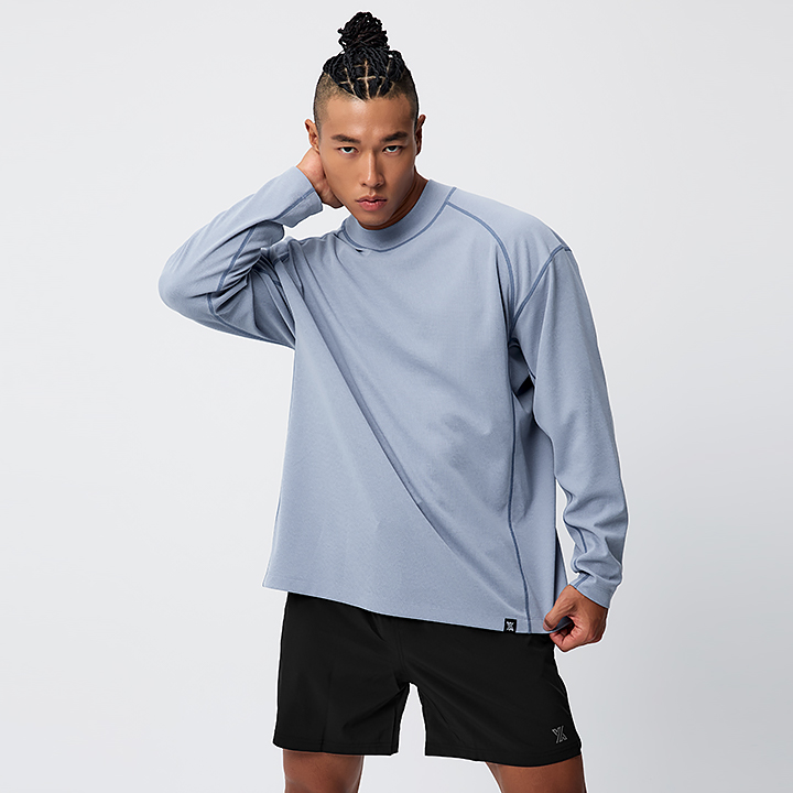 XML3TU1110 Easy Motion Men's Half-Neck Long TOP