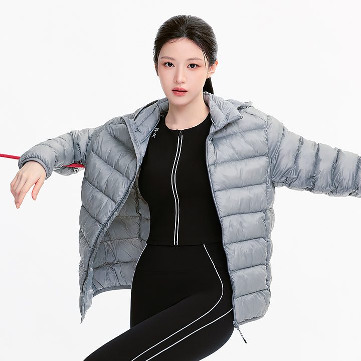 [Go Yoon-jung Outfit] XUL4JP1003_W RX Air Light Padded Jumper TOP
