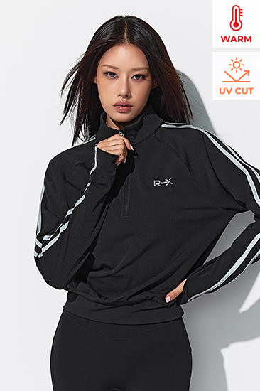 XFL4TU1002 RX Glow Run Warm Half-Zip TOP