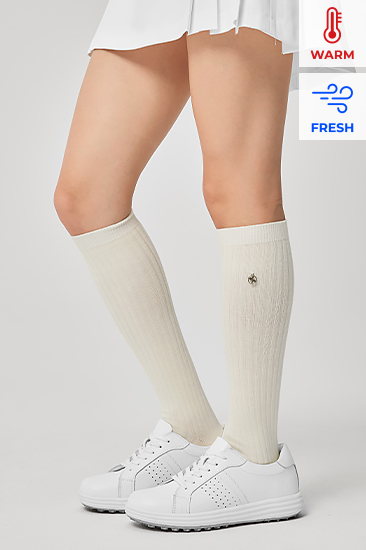XFL4AL1704 Warm Corrugated Non-Slip Knee Socks ETC