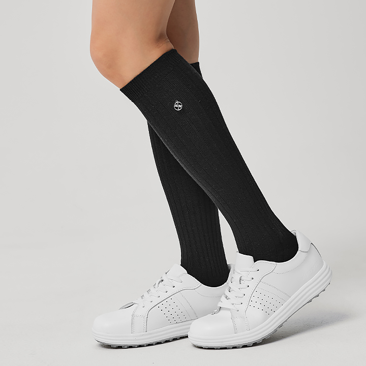 XFL4AL1704 Warm Corrugated Non-Slip Knee Socks ETC