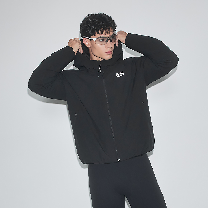 XMK4JP1003 RX Men's Hooded Padding Jumper TOP